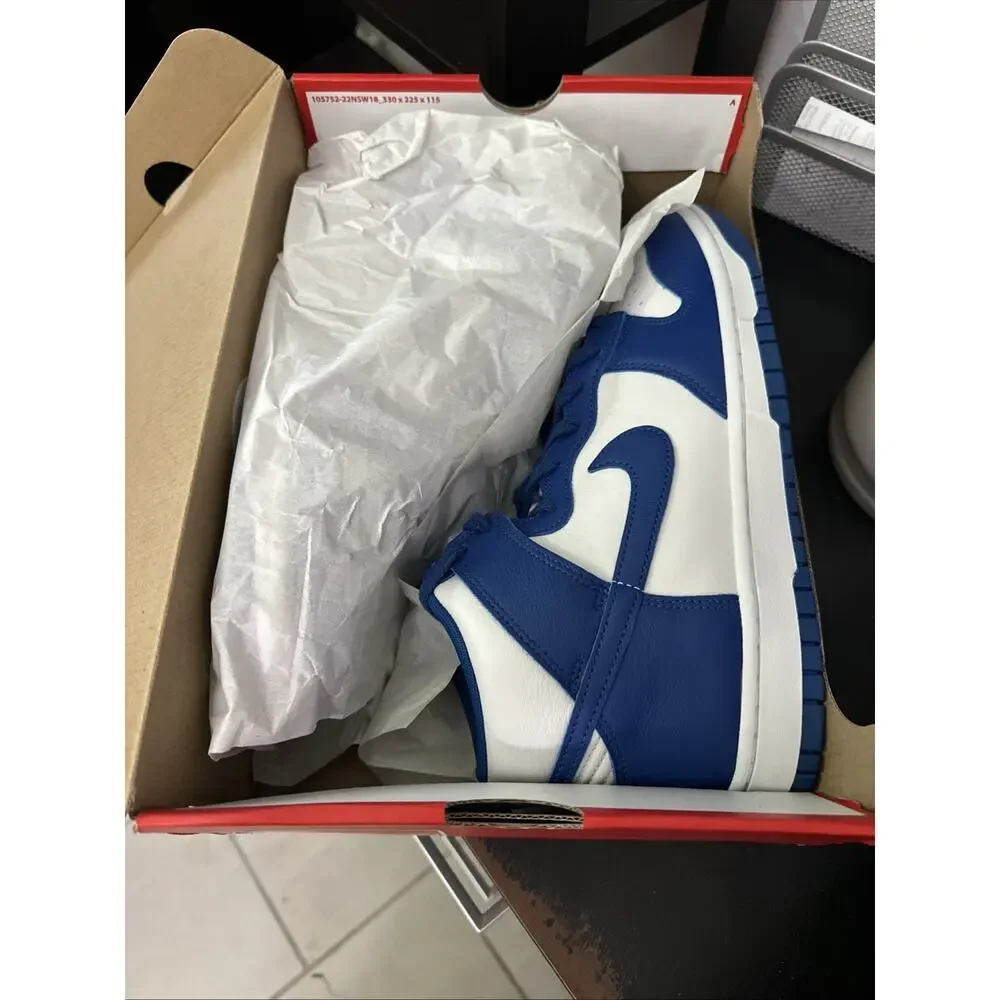 New Men's Size 9.5 Nike Dunk Hi Retro SE Kentucky Blue HF3143-100